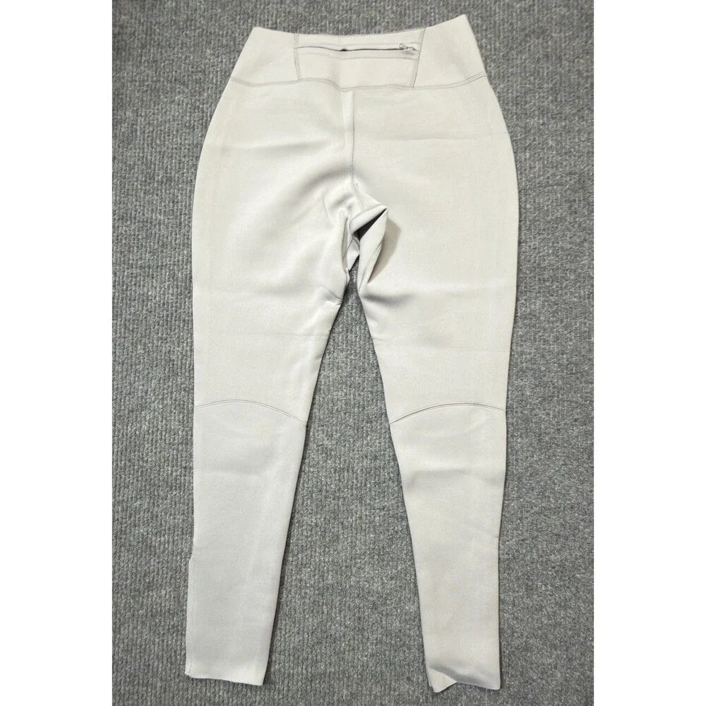 SKIMS Women Size XL Sport Swim Long Pants Chrome Gray SW-PNT-0073 NEW